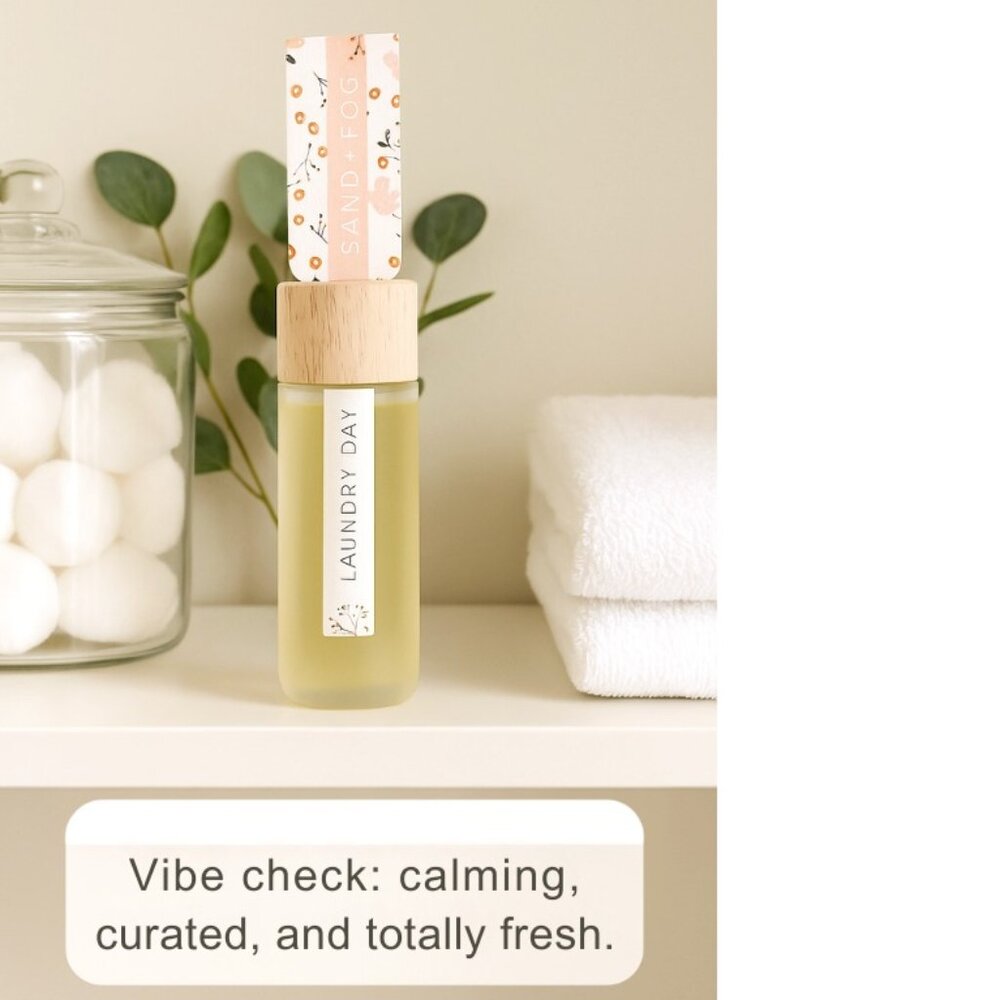 Clean, Fresh Home Vibes  | Sand + Fog Laundry Day Reed Diffuser 110ml